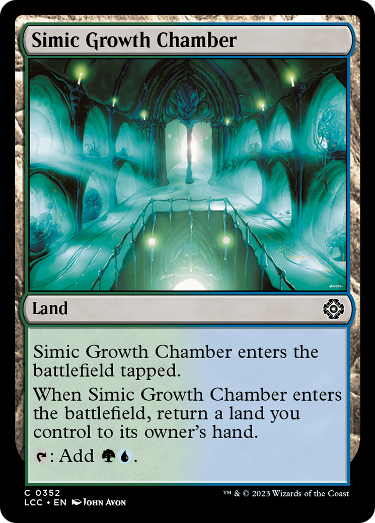 Simic Growth Chamber [The Lost Caverns of Ixalan Commander] | Arkham Games and Comics