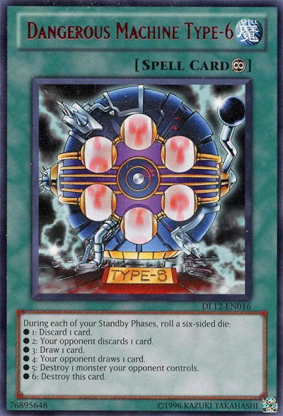 Dangerous Machine Type-6 (Red) [DL12-EN016] Rare | Arkham Games and Comics