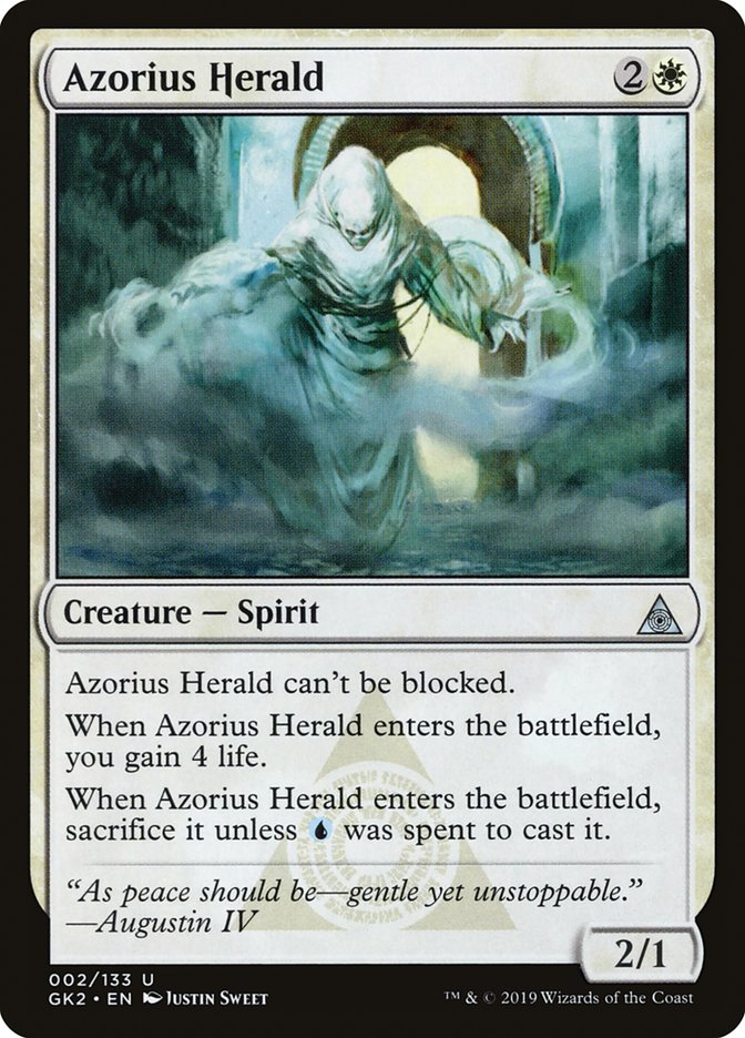 Azorius Herald [Ravnica Allegiance Guild Kit] | Arkham Games and Comics