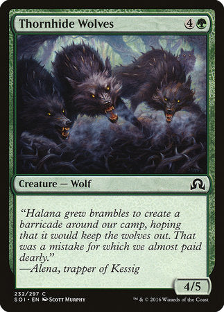 Thornhide Wolves [Shadows over Innistrad] | Arkham Games and Comics