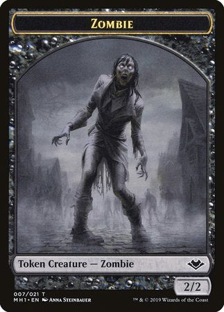 Zombie Token (007) [Modern Horizons Tokens] | Arkham Games and Comics