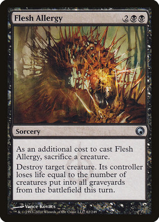 Flesh Allergy [Scars of Mirrodin] | Arkham Games and Comics