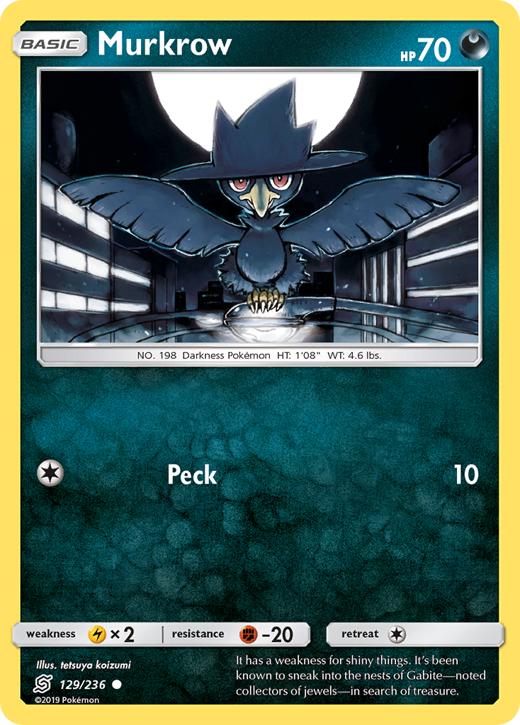 Murkrow (129/236) [Sun & Moon: Unified Minds] | Arkham Games and Comics