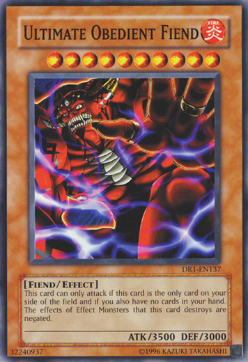 Ultimate Obedient Fiend [DR1-EN137] Common | Arkham Games and Comics
