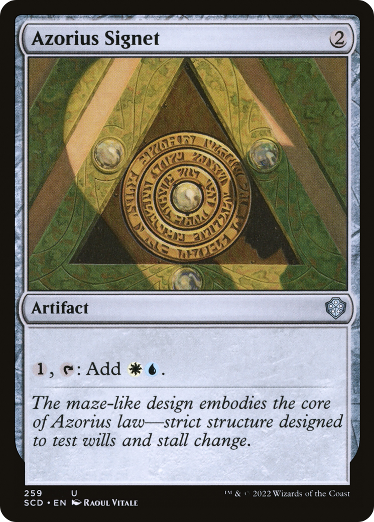 Azorius Signet [Starter Commander Decks] | Arkham Games and Comics