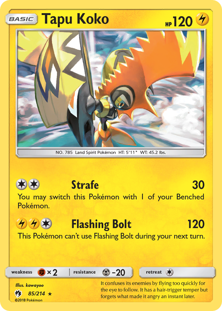 Tapu Koko (85/214) [Sun & Moon: Lost Thunder] | Arkham Games and Comics