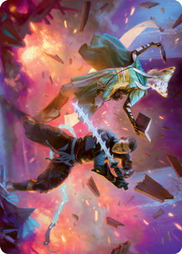 Explosive Entry Art Card [Kamigawa: Neon Dynasty Art Series] | Arkham Games and Comics
