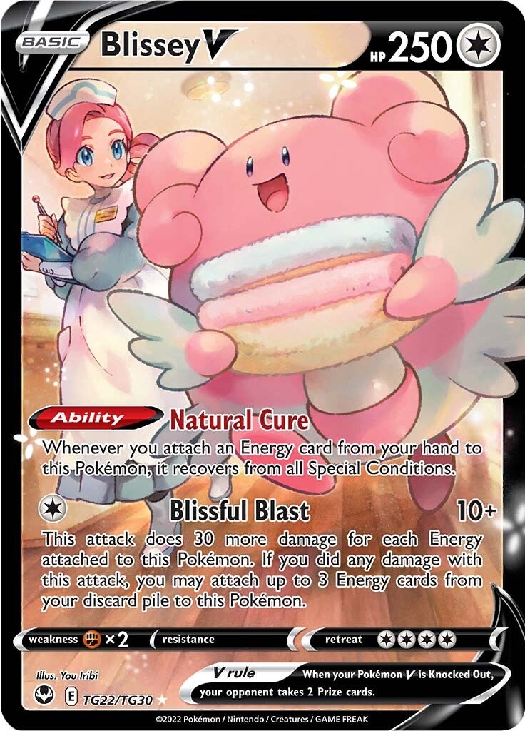 Blissey V (TG22/TG30) [Sword & Shield: Silver Tempest] | Arkham Games and Comics