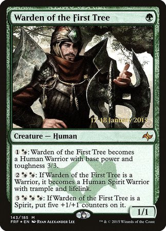 Warden of the First Tree [Fate Reforged Promos] | Arkham Games and Comics
