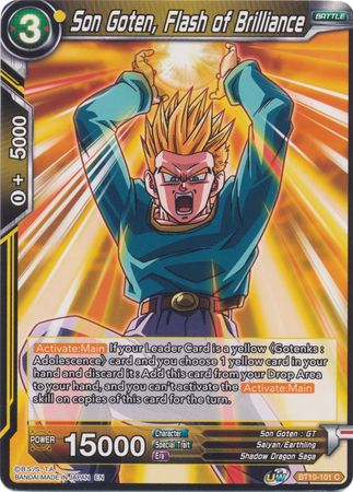 Son Goten, Flash of Brilliance (BT10-101) [Rise of the Unison Warrior 2nd Edition] | Arkham Games and Comics