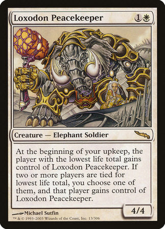 Loxodon Peacekeeper [Mirrodin] | Arkham Games and Comics