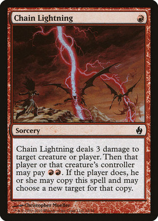 Chain Lightning [Premium Deck Series: Fire and Lightning] | Arkham Games and Comics