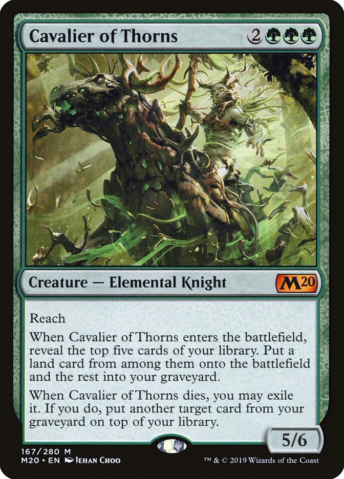 Cavalier of Thorns [Core Set 2020] | Arkham Games and Comics