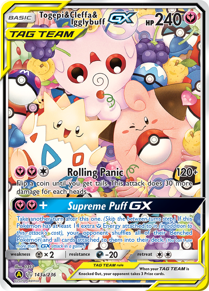 Togepi & Cleffa & Igglybuff GX (143a/236) [Alternate Art Promos] | Arkham Games and Comics