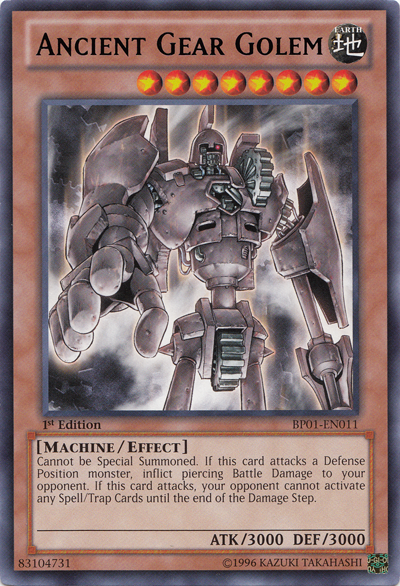 Ancient Gear Golem [BP01-EN011] Rare | Arkham Games and Comics