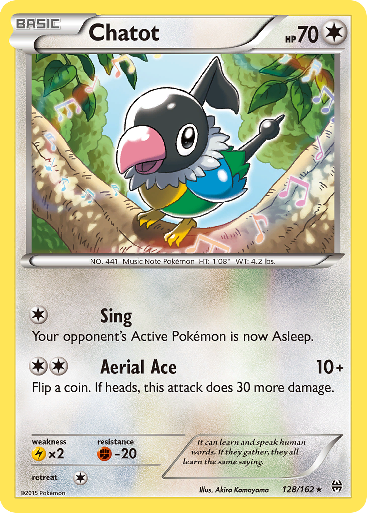 Chatot (128/162) [XY: BREAKthrough] | Arkham Games and Comics