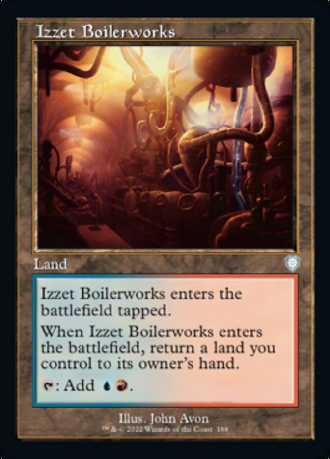 Izzet Boilerworks (Retro) [The Brothers' War Commander] | Arkham Games and Comics