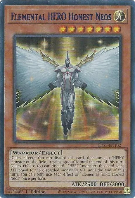 Elemental HERO Honest Neos (Blue) [LDS3-EN102] Ultra Rare | Arkham Games and Comics