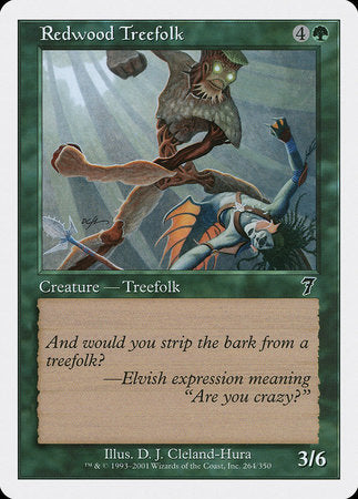 Redwood Treefolk [Seventh Edition] | Arkham Games and Comics