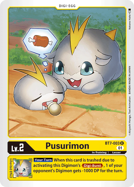 Pusurimon [BT7-003] [Next Adventure] | Arkham Games and Comics