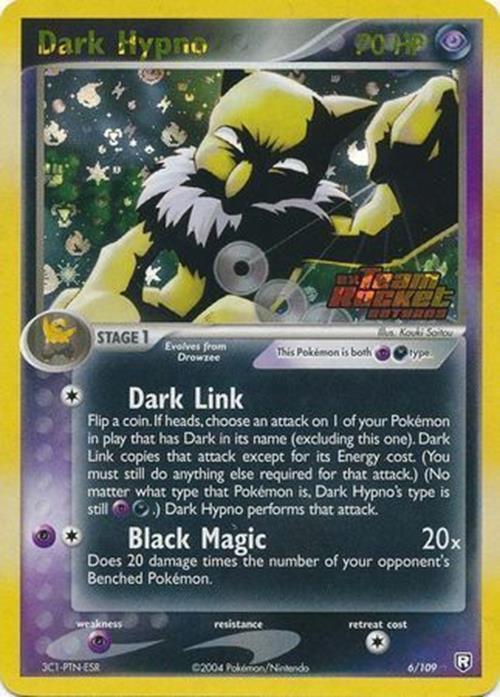 Dark Hypno (6/109) (Stamped) [EX: Team Rocket Returns] | Arkham Games and Comics