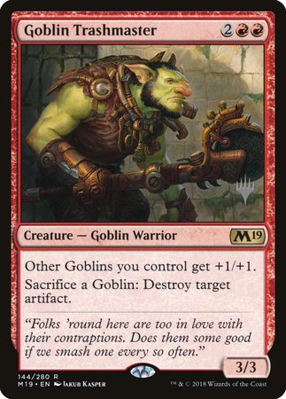 Goblin Trashmaster [Core Set 2019 Promos] | Arkham Games and Comics