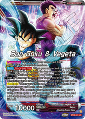 Son Goku & Vegeta // SS4 Son Goku & SS4 Vegeta, In It Together (BT18-001) [Dawn of the Z-Legends Prerelease Promos] | Arkham Games and Comics