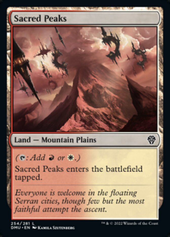 Sacred Peaks [Dominaria United] | Arkham Games and Comics