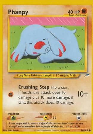 Phanpy (76/105) [Neo Destiny Unlimited] | Arkham Games and Comics