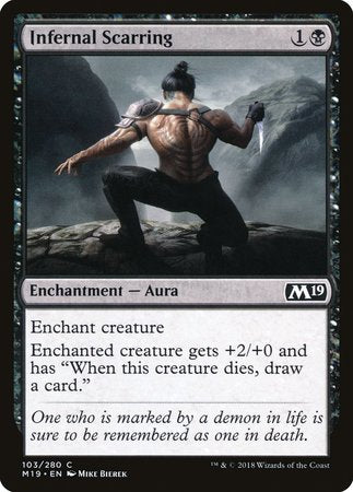 Infernal Scarring [Core Set 2019] | Arkham Games and Comics