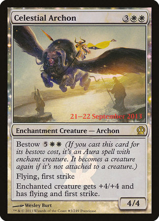 Celestial Archon [Theros Promos] | Arkham Games and Comics