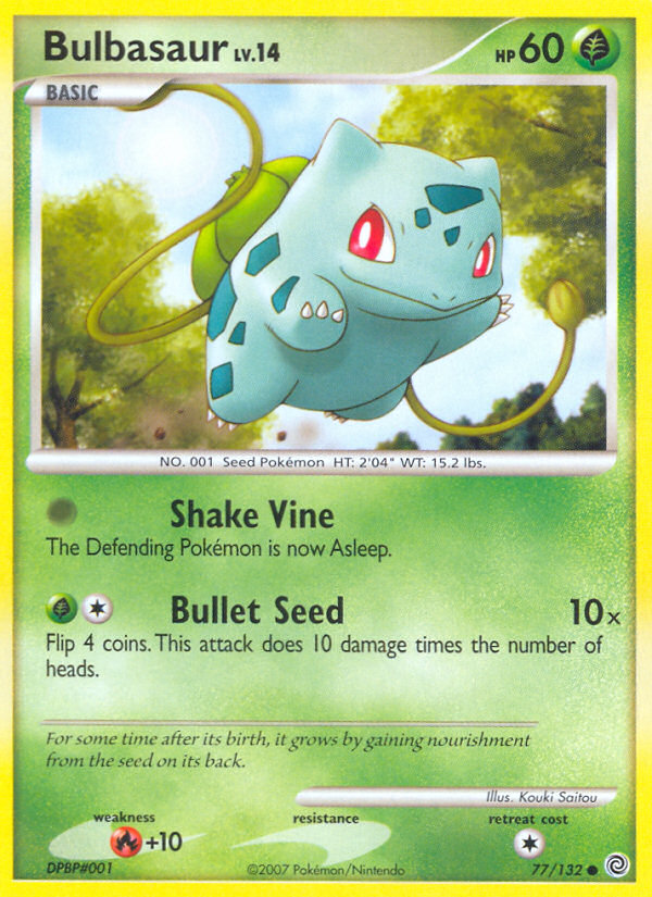 Bulbasaur (77/132) [Diamond & Pearl: Secret Wonders] | Arkham Games and Comics