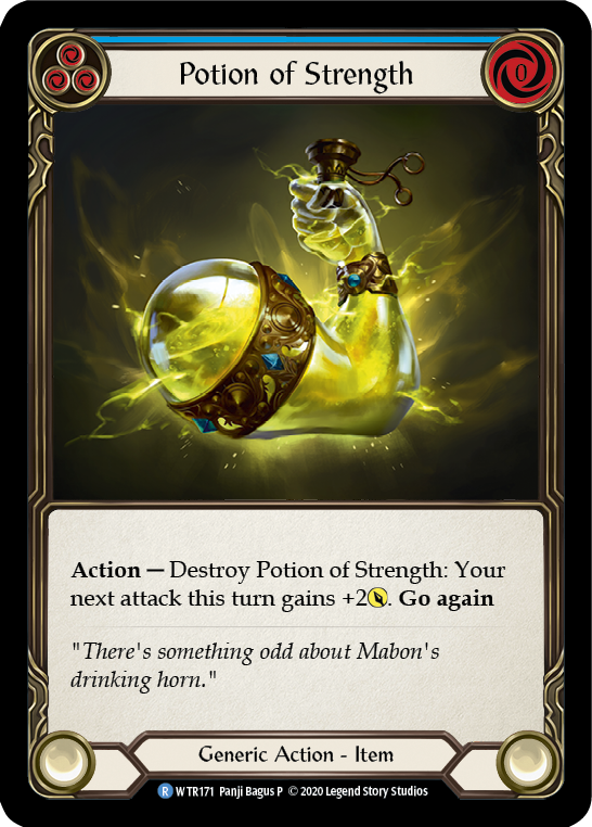 Potion of Strength [U-WTR171] (Welcome to Rathe Unlimited)  Unlimited Rainbow Foil | Arkham Games and Comics