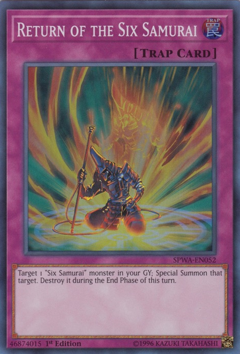 Return of the Six Samurai [SPWA-EN052] Super Rare | Arkham Games and Comics
