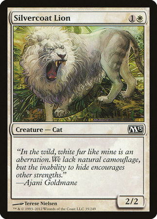 Silvercoat Lion [Magic 2013] | Arkham Games and Comics