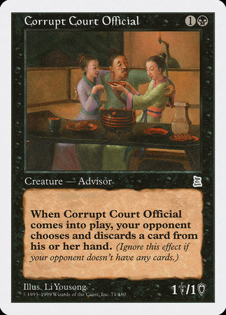 Corrupt Court Official [Portal Three Kingdoms] | Arkham Games and Comics