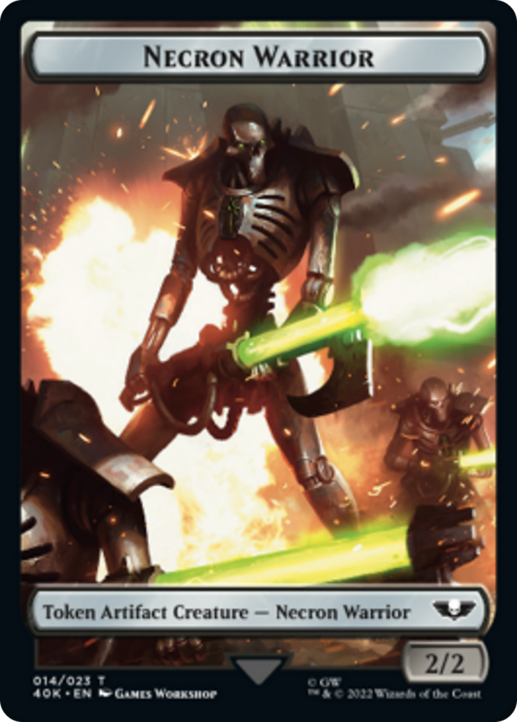 Necron Warrior // Insect [Universes Beyond: Warhammer 40,000 Tokens] | Arkham Games and Comics