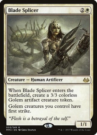 Blade Splicer [Modern Masters 2017] | Arkham Games and Comics