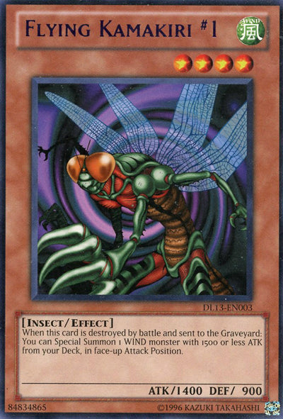 Flying Kamakiri 1 (Purple) [DL13-EN003] Rare | Arkham Games and Comics