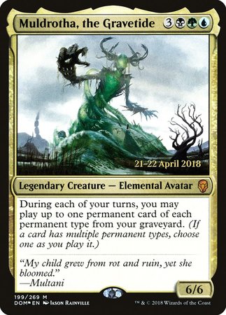 Muldrotha, the Gravetide [Dominaria Promos] | Arkham Games and Comics