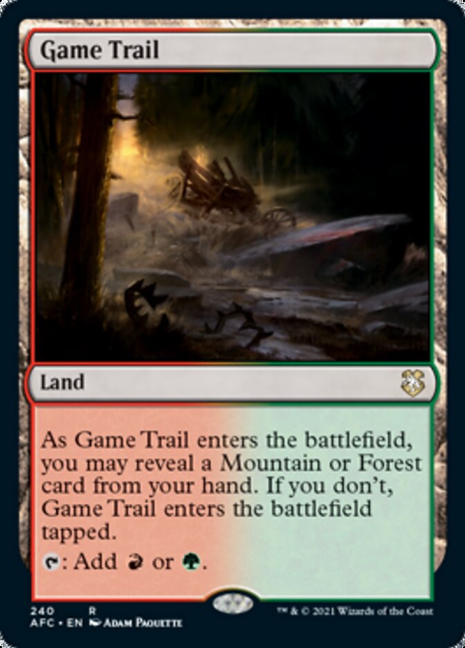 Game Trail [Dungeons & Dragons: Adventures in the Forgotten Realms Commander] | Arkham Games and Comics
