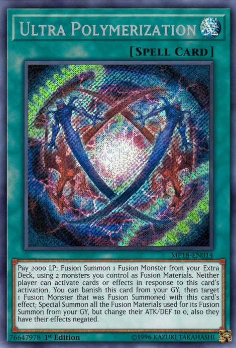 Ultra Polymerization [MP18-EN014] Secret Rare | Arkham Games and Comics