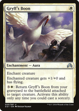 Gryff's Boon [Shadows over Innistrad] | Arkham Games and Comics