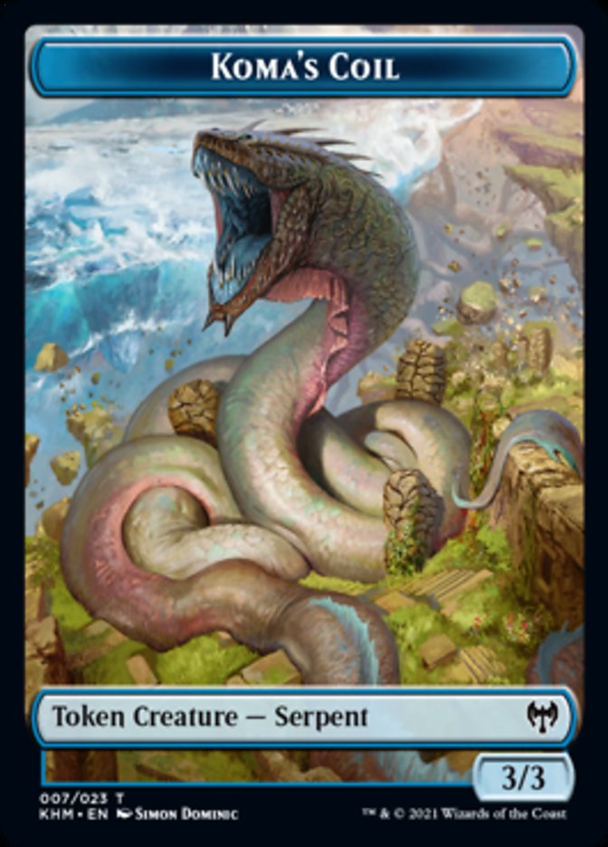 Koma's Coil Token [Kaldheim] | Arkham Games and Comics