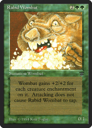 Rabid Wombat [Legends] | Arkham Games and Comics