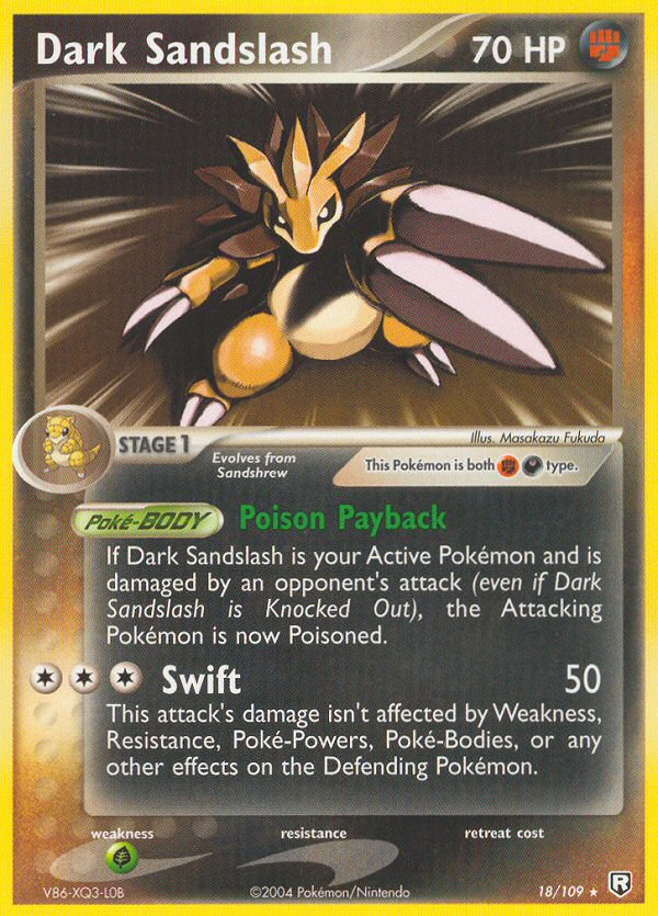 Dark Sandslash (18/109) [EX: Team Rocket Returns] | Arkham Games and Comics