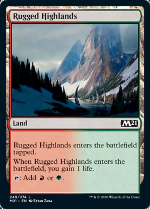 Rugged Highlands [Core Set 2021] | Arkham Games and Comics