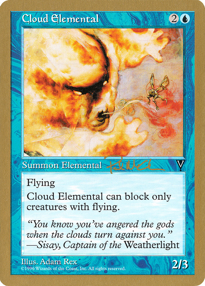 Cloud Elemental (Paul McCabe) [World Championship Decks 1997] | Arkham Games and Comics