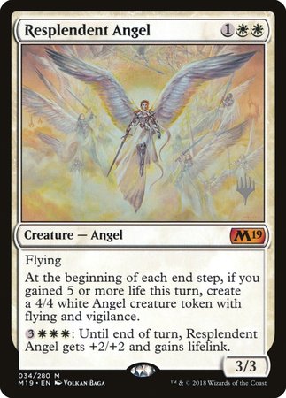 Resplendent Angel [Core Set 2019 Promos] | Arkham Games and Comics