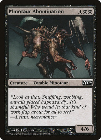 Minotaur Abomination [Magic 2014] | Arkham Games and Comics